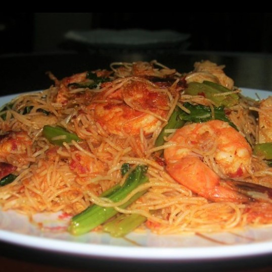 Bihun Rebus Udang