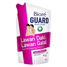 Biore Body Foam Guard Comfort Mild Scrub 450 Ml