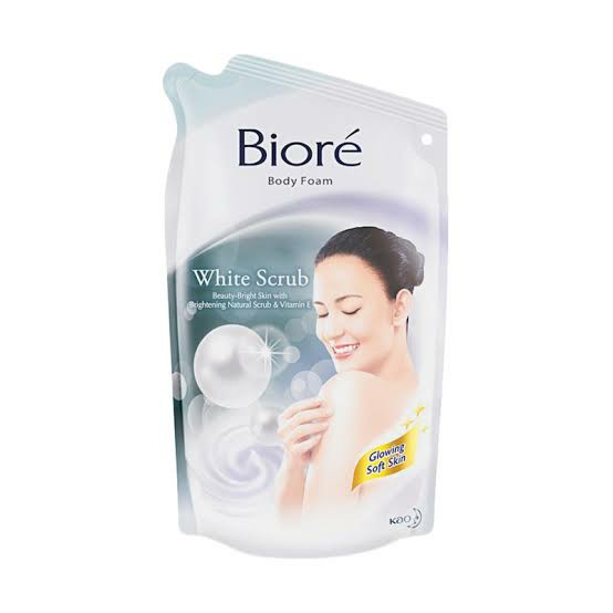 Biore Body Foam White Scrub 250 Ml