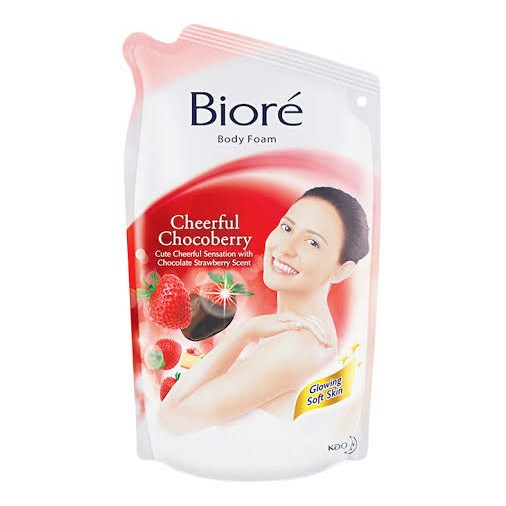 Biore Body Foam Cheerful Chocoberry 450 Ml