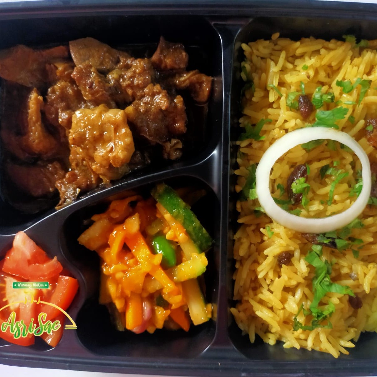 Biryani Kambing Bento Plus Minuman