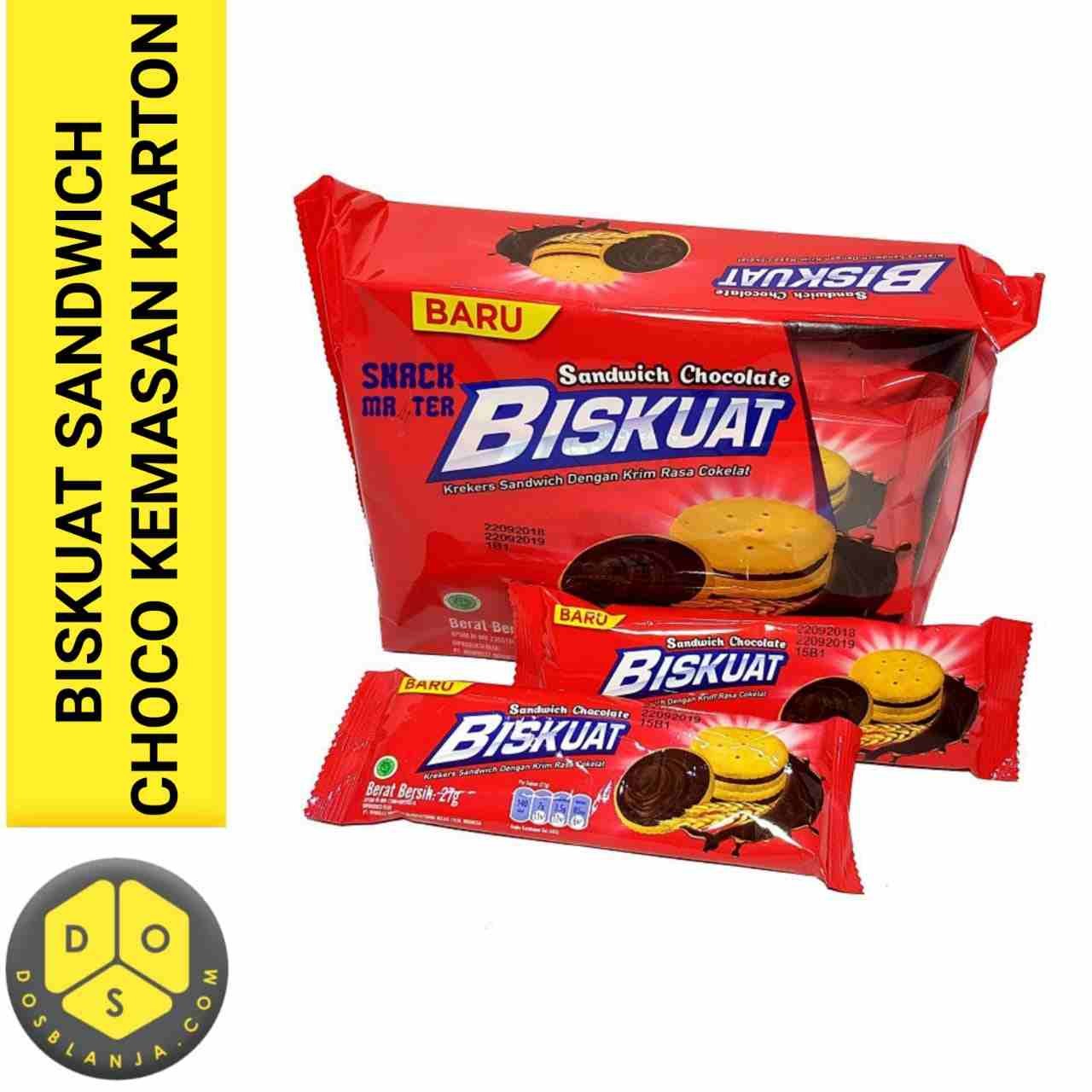 Biskuat Sandwich Choco 12X9X27gr