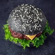 Black Burger Cheese 