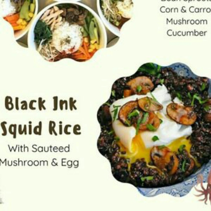 Black Ink Squid Rice