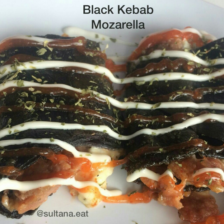 Black Kebab Mozarella