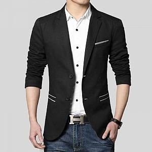 Blazer Husen Hitam