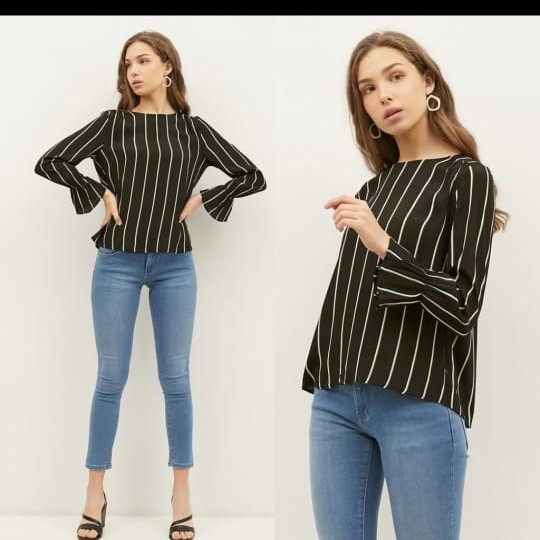 Blouse HNM Longsleeves Wanita