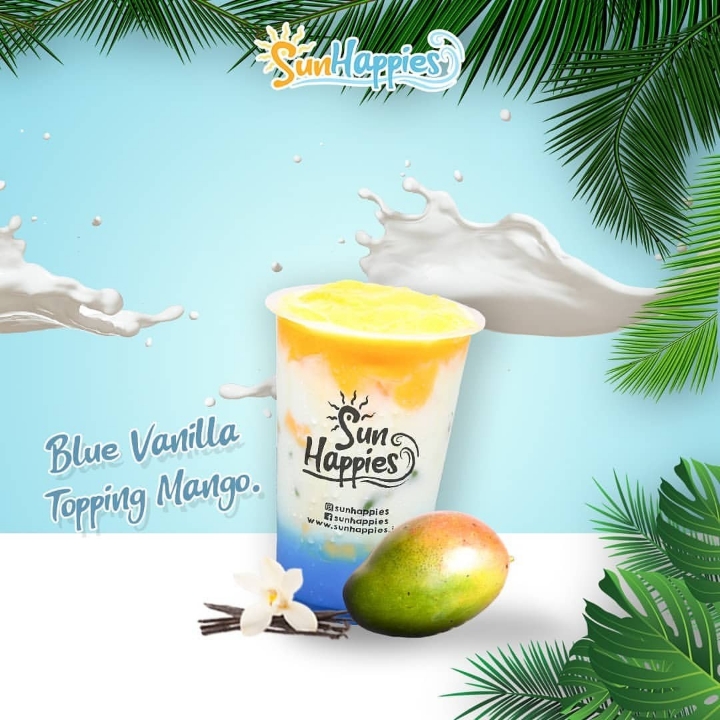 Blue Vanilla Toping Mango