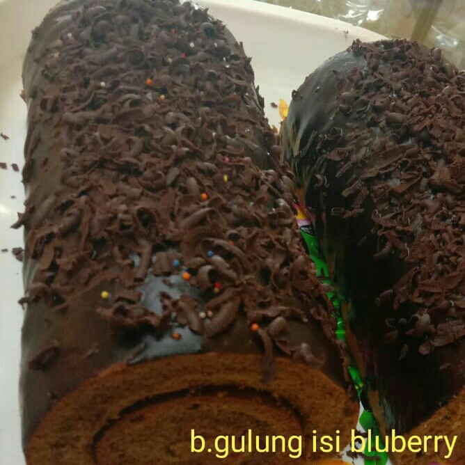 Blueberry Toping Coklat