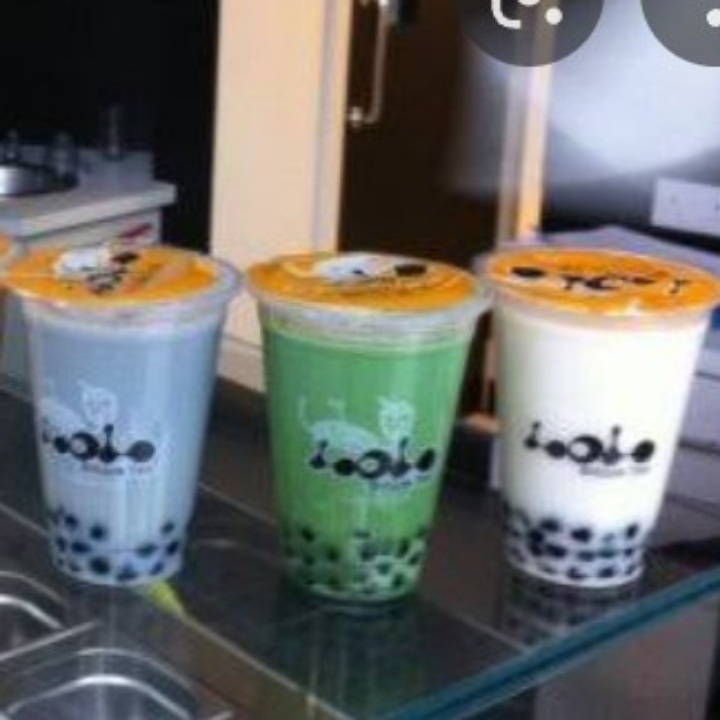 Boba Blueberry Plul Topping Keju Oreo