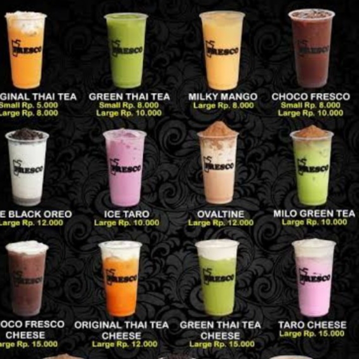 Boba Choco Sirvequeen Plus Topping Keju Oreo