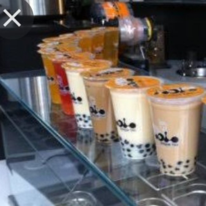 Boba Jeruk   Plus Topping Keju Oreo