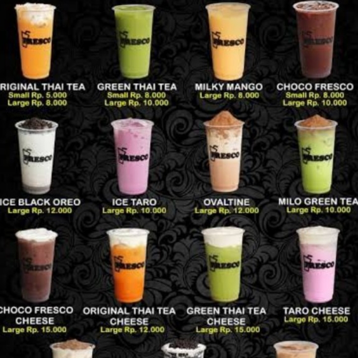 Boba Mangga Plus Topping Keju Oreo