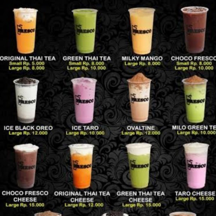 Boba Taro Plus Topping Keju Oreo