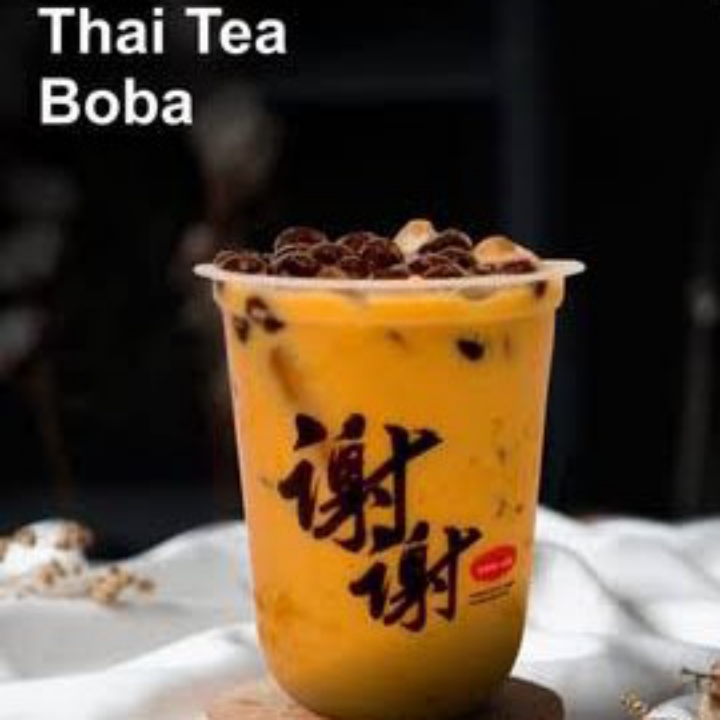 Boba kamsia Thai tea