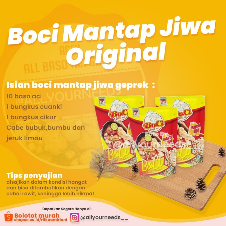 Boci Mantap Jiwa Original