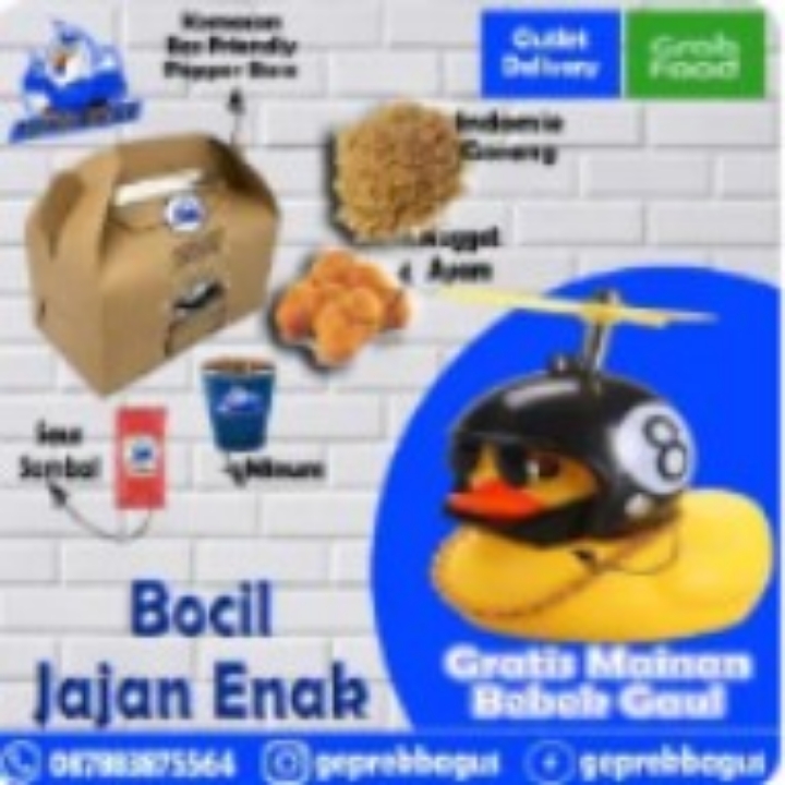 Bocil Jajan Enak  Plus Gratis Mainan