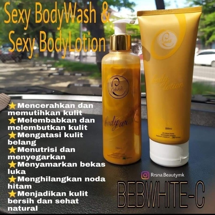 Body wash dan body lotion