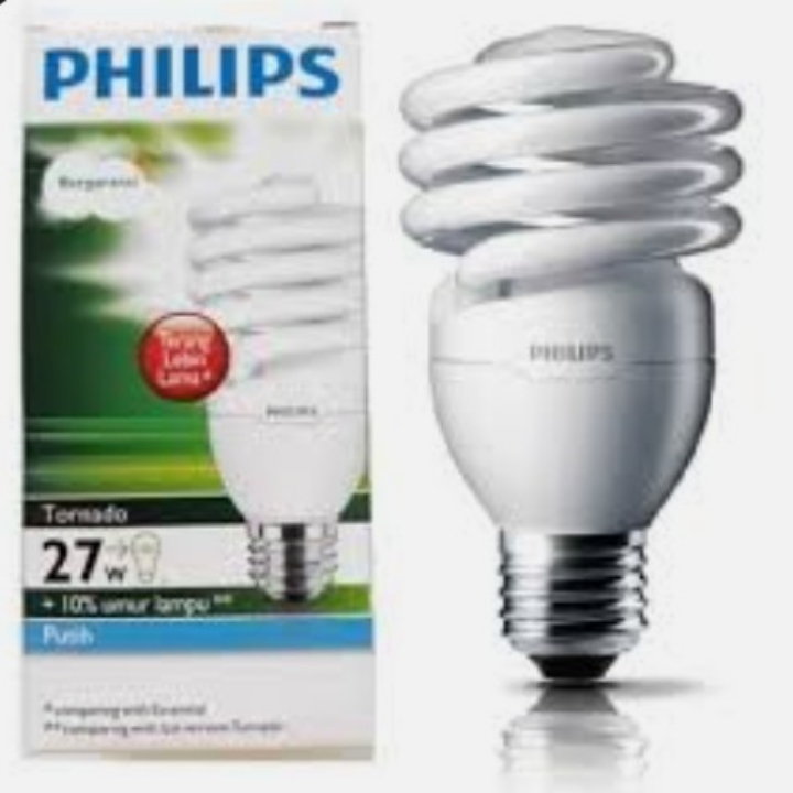 Bola Lampu Philips Tornado 27W