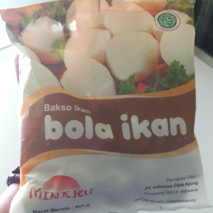 Bola ikan minaku 500gr