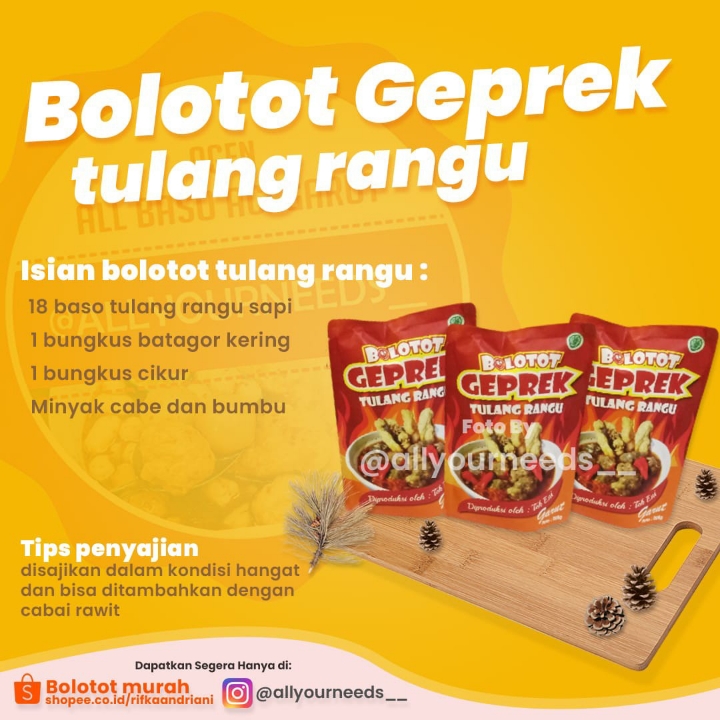 Bolotot Geprek Tulang Rangu