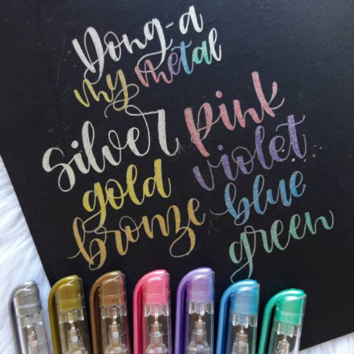 Bolpoin Dong - A My Metal Gel Ink Pen Colour 3