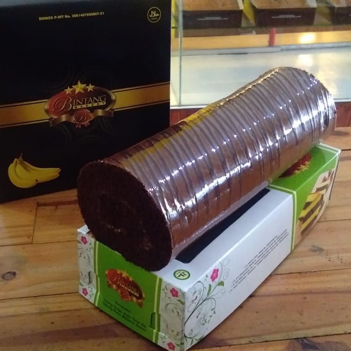 Bolu Gulung Cokelat