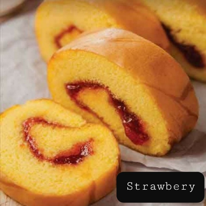 Bolu Gulung Strawbery