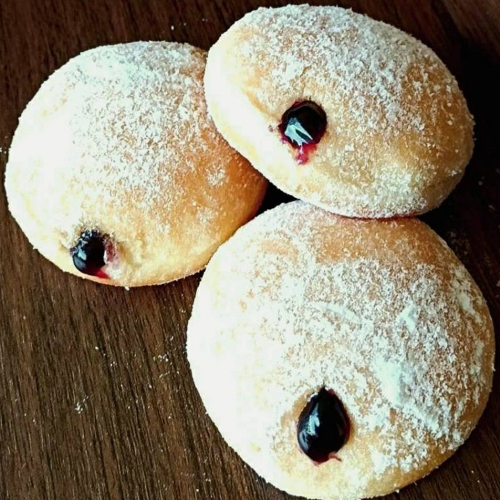 Bomboloni blueberry 3 pcs