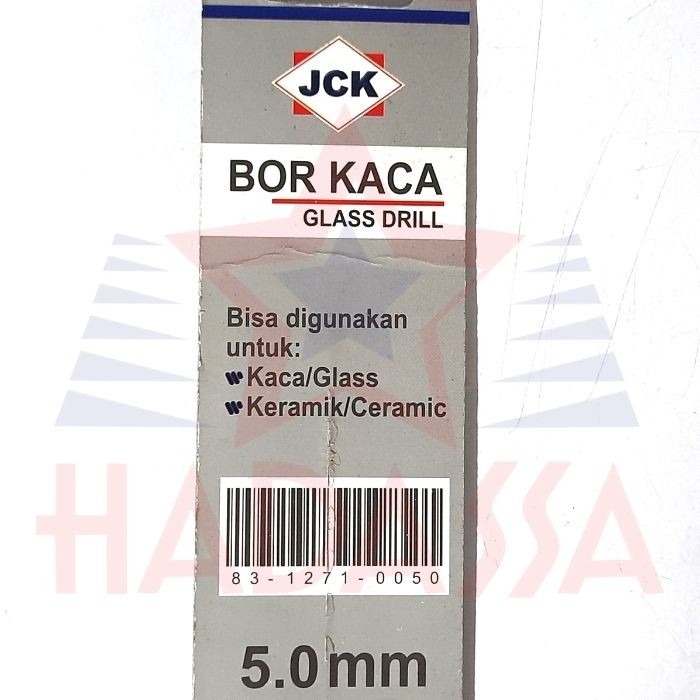 Bor Kaca 5x65mm JCK 5