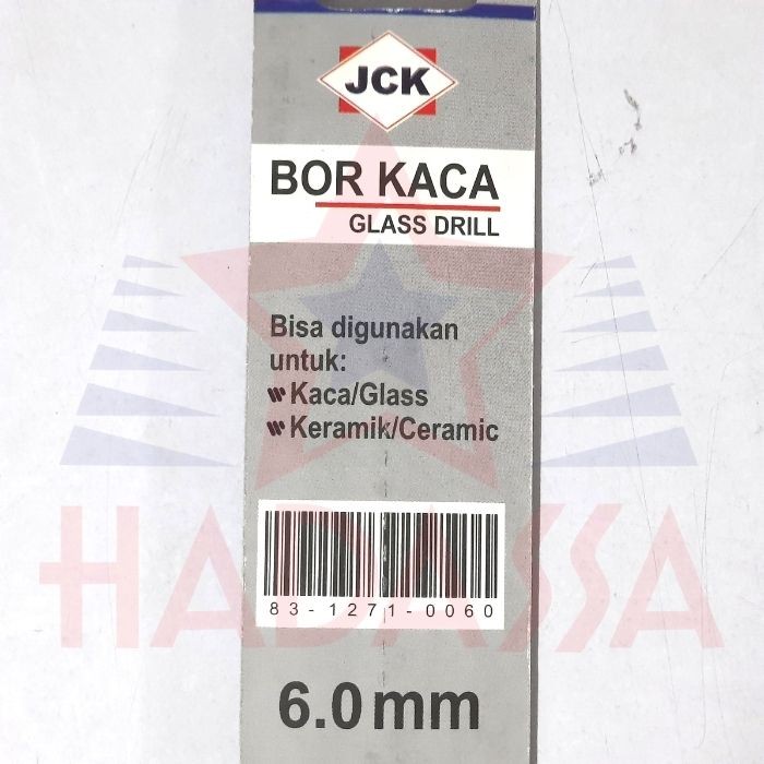 Bor Kaca 6x70mm JCK 5