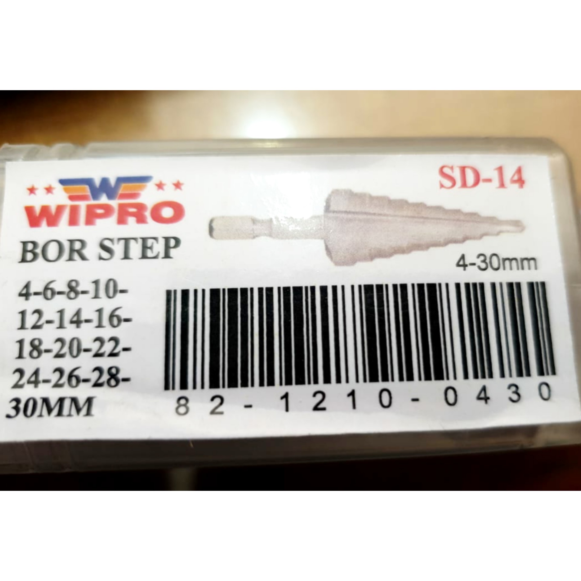 Bor Step Wipro 4-30mm SD-14 3