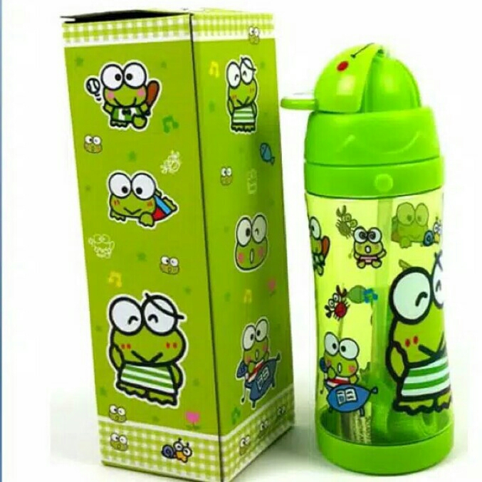 Botol Minum Kepala Karakter Doraemon Hello Kitty Keropi Mickey Mouse B 2