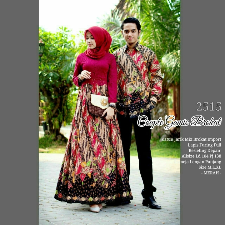 Brokat Couple Gamis