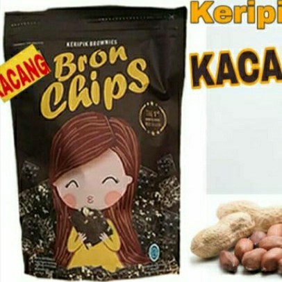 Bronchips Keripik Brownies Kacang