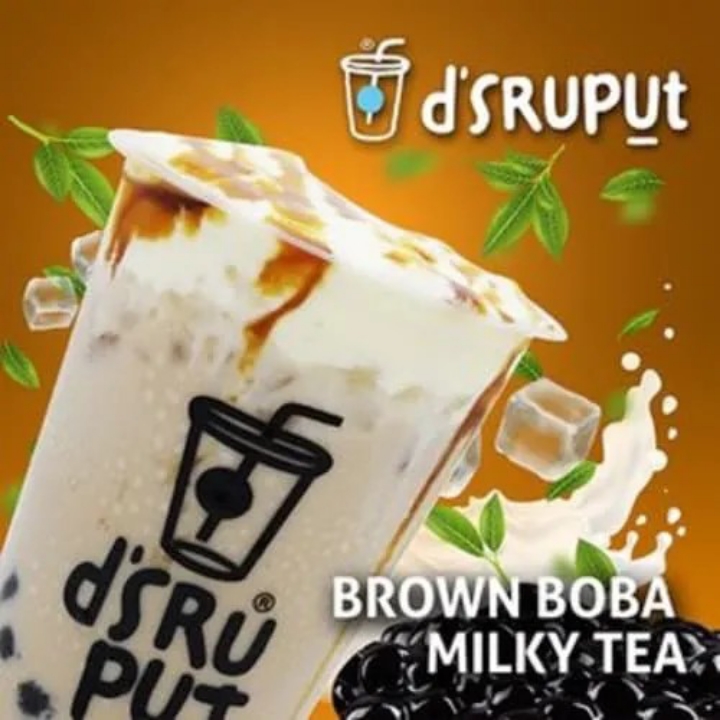 Brown Boba Milk Tea