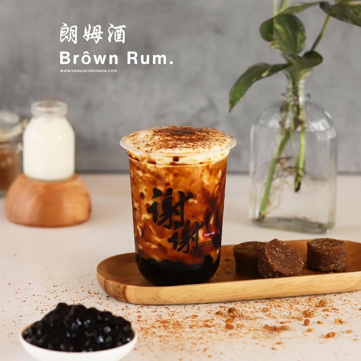 Brown Rum Kamsia Boba