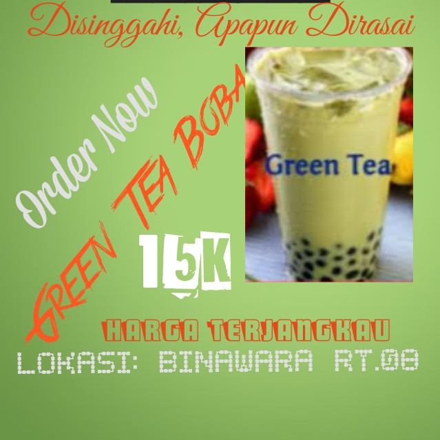 Brown Sugar Boba Green Tea