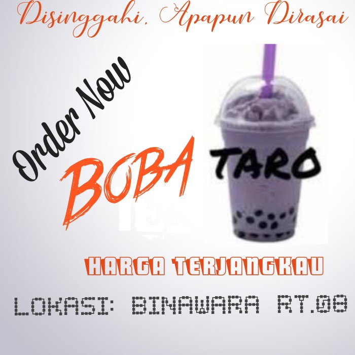 Brown Sugar Boba Taro