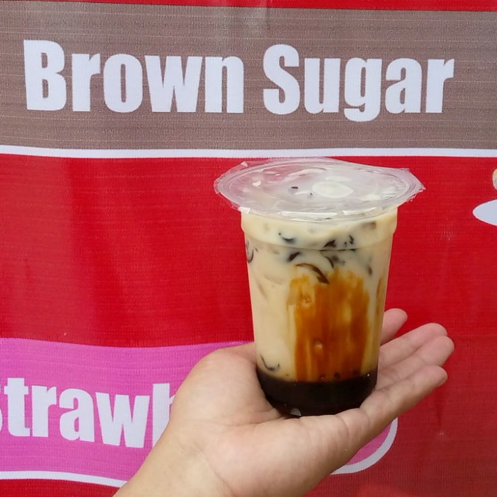 Brown Sugar Milk Cincau 