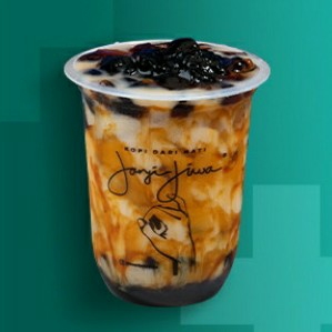 Brown Sugar Milk Tea With Cincau - Large