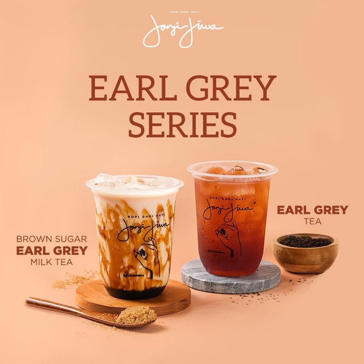 Brown Suger  Earl Grey Milk Tea Kopijelly