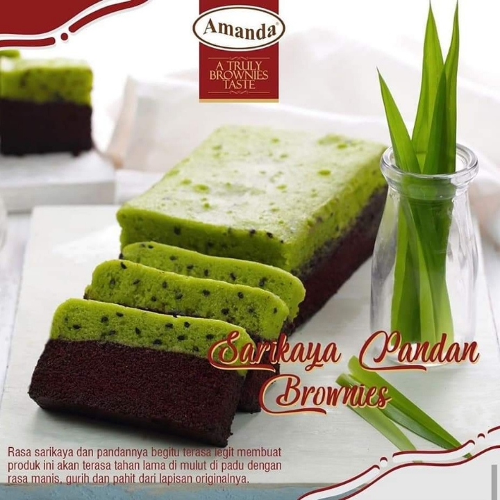 Brownies Amanda Sarikaya Pandan