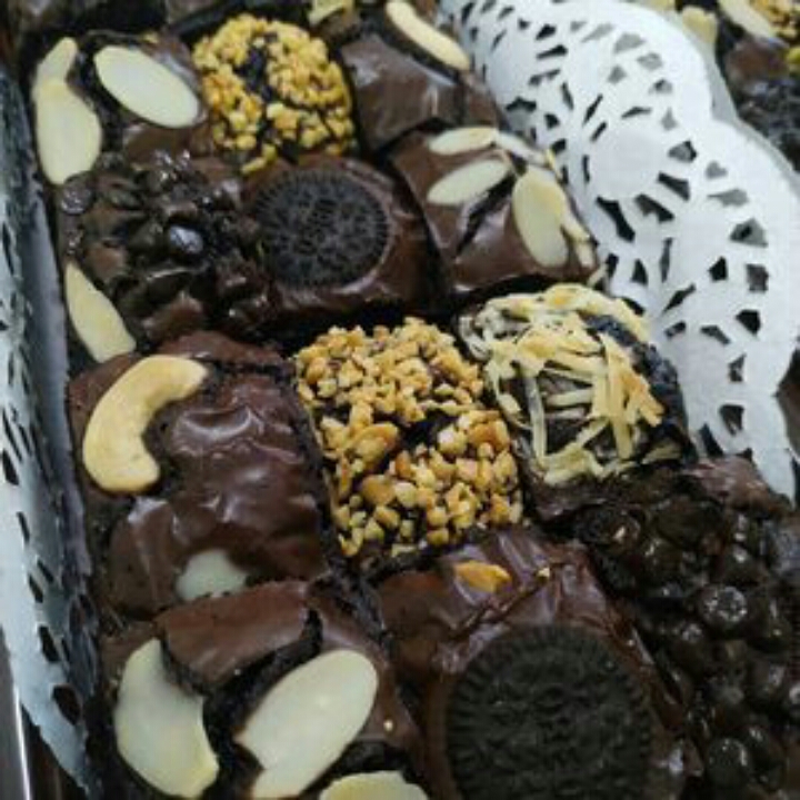 Brownies Panggang mix toping isi 15 pcs