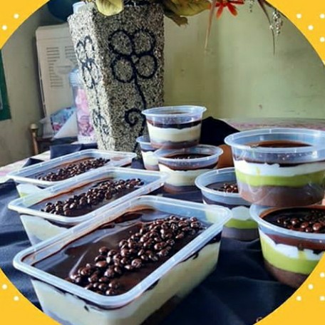 Brownies Puding Milo