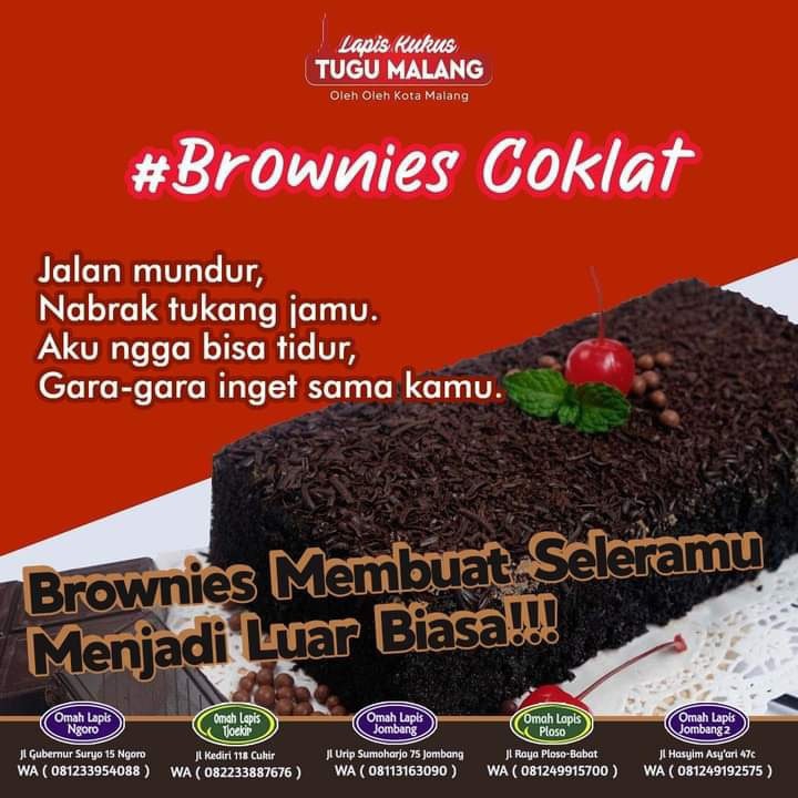 Brownis Coklat