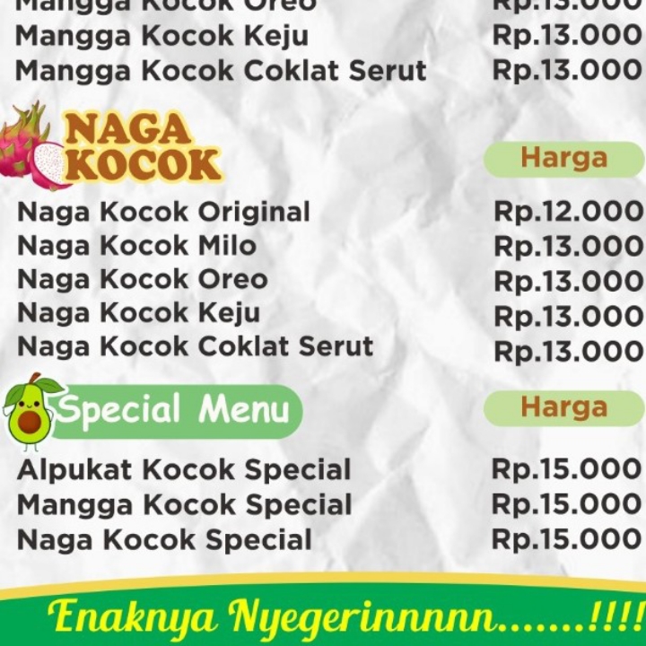 Buah Naga Kocok 3