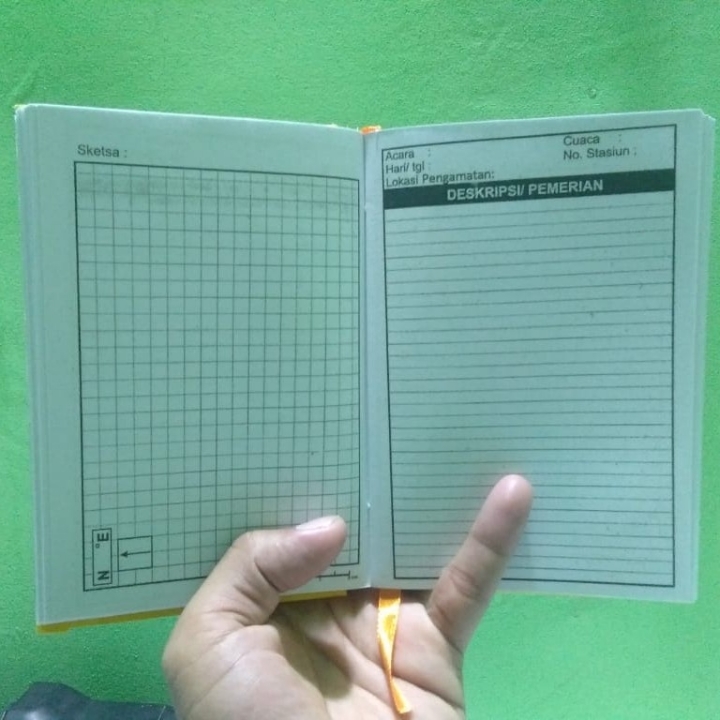 Buat BUKU LAPANGAN BERJAHIT HARD COVER 3