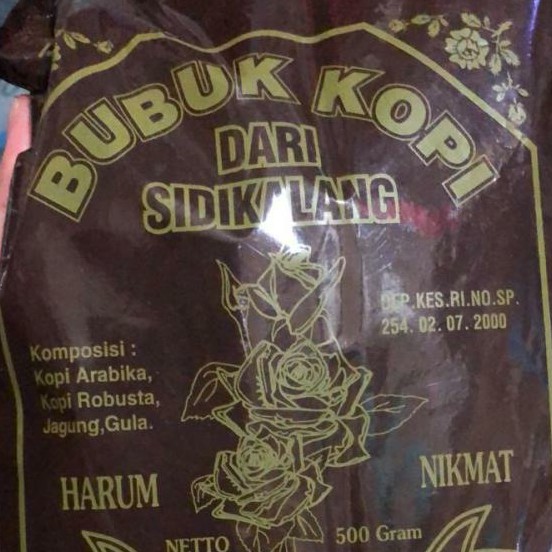 Bubuk Kopi Hitam Sidikalang