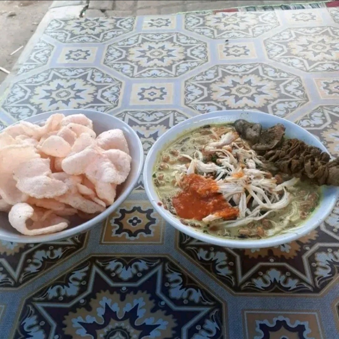 Bubur Ayam Plus Sate Ati Ampela